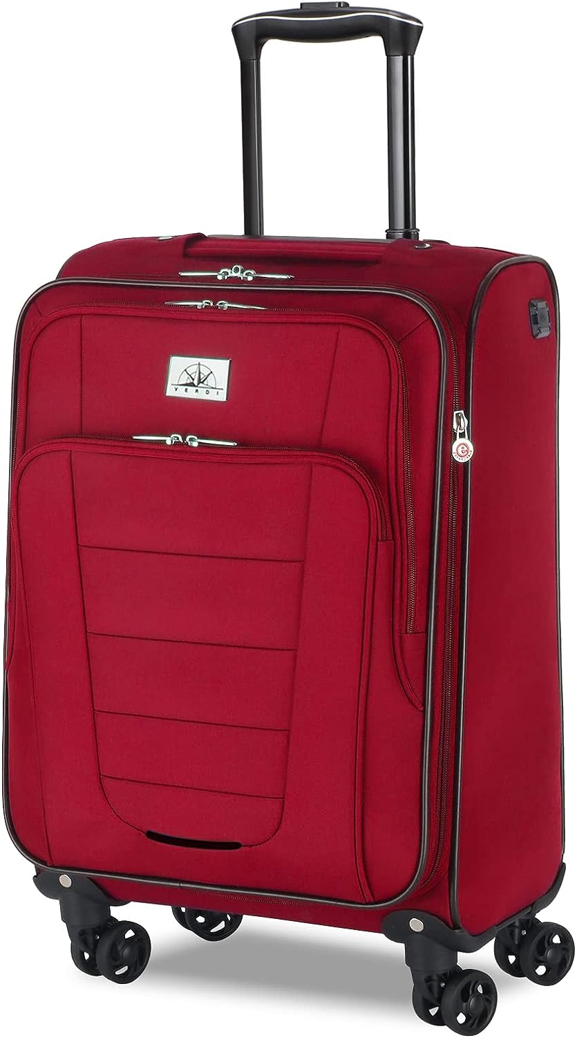 10. The Verdi Travel Carry-on Spinner Luggage for Seniors 